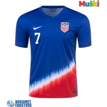 Ujedinjene Države Giovanni Reyna #7 Gostujuci Dres Copa America 2024 Kratak Rukav